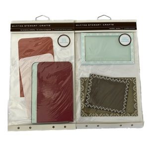 Brand new! Martha Stewart Cards Library Pockets and Window Pockets